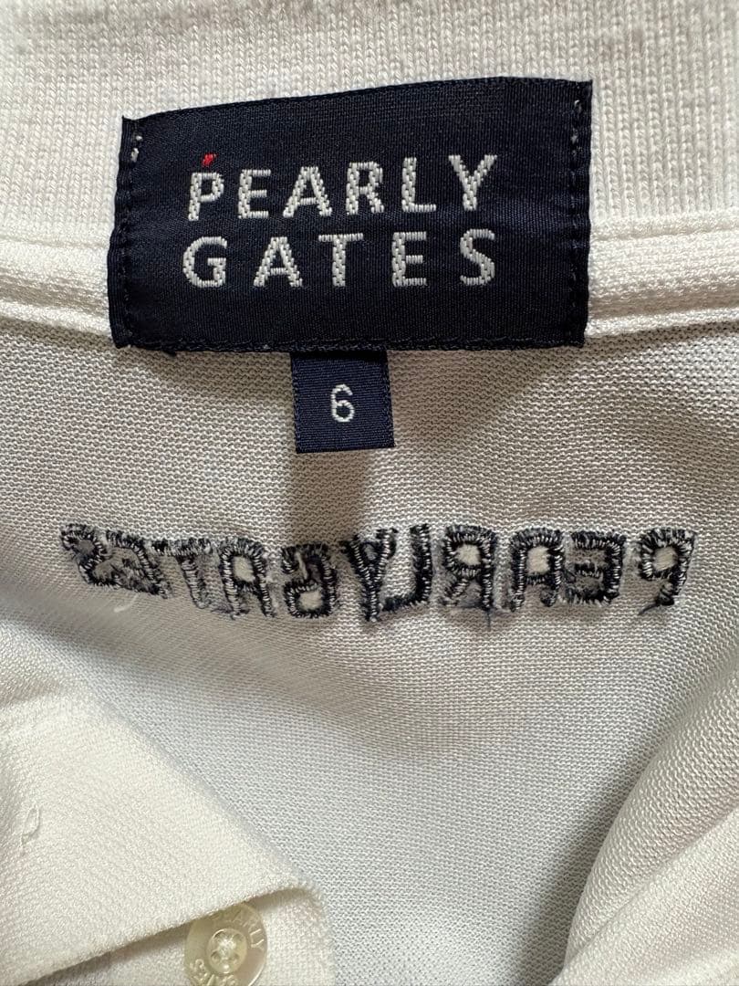 PEARLY GATES 刺繍ポロシャツ サイズ6