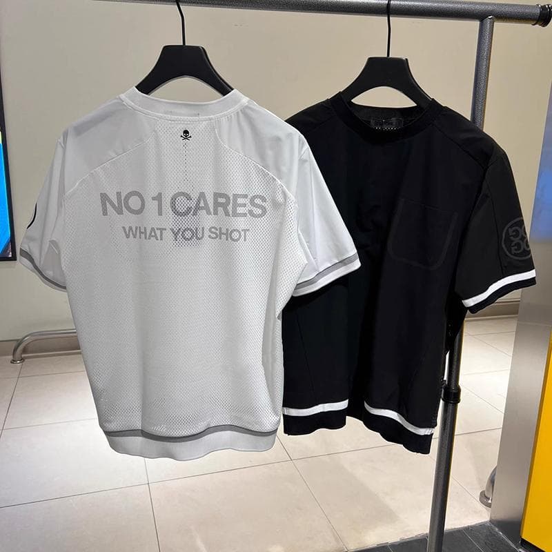 G/FORE ゴルフトップス メンズ 夏用 軽量快適モデル 配色デザイン人気定番