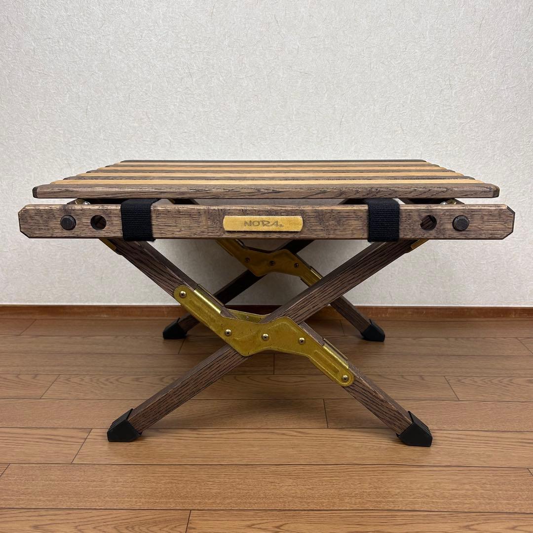 【限定】NORAs ノラズ サイドテーブル 真鍮 ミックス ウォールナット