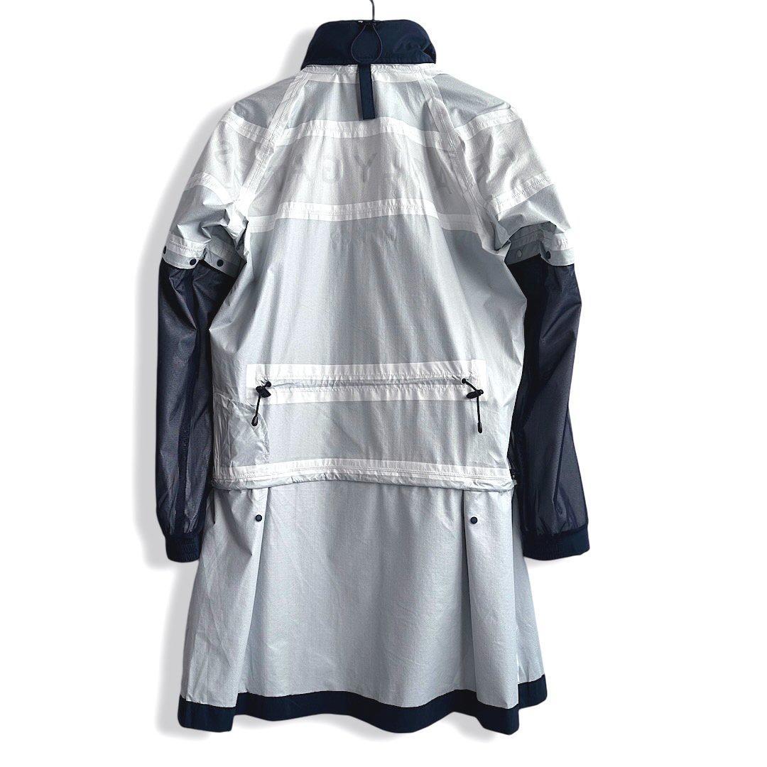 638 パーリーゲイツ ビックロゴレインワンピース定価44000円 ネイビー 1