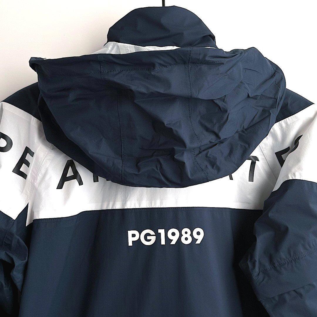 638 パーリーゲイツ ビックロゴレインワンピース定価44000円 ネイビー 1
