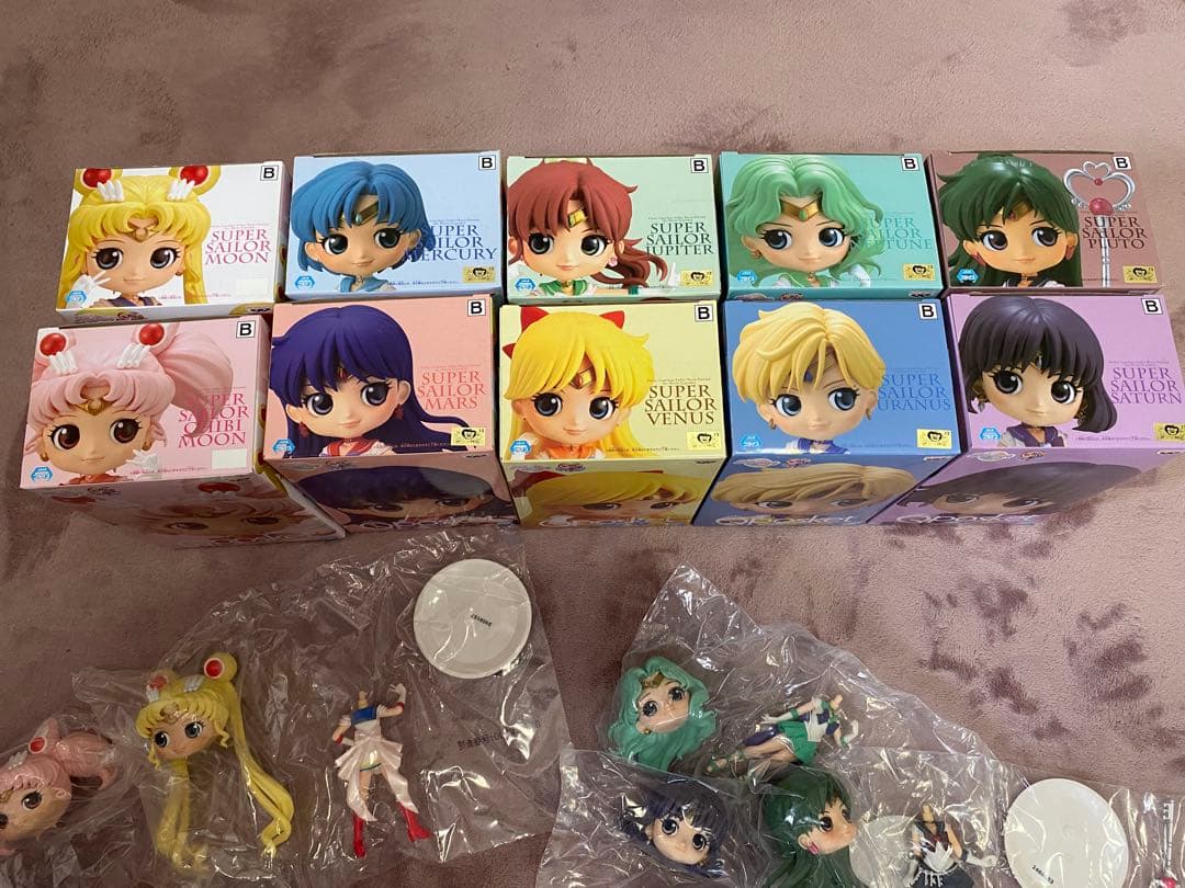 セーラームーン フィギュア Q posket Bカラー セット Qposket