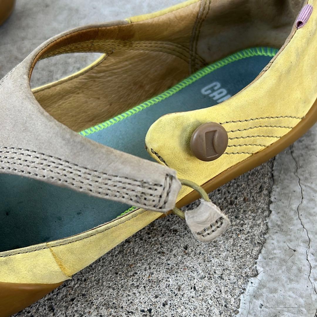 バレエ CAMPER leather ballet shoes