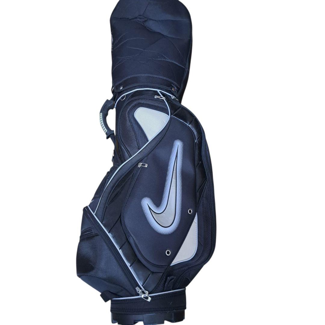 NIKE GOLF キャディバッグ ネイビー 軽量 ゴルフバッグ フード付きレア
