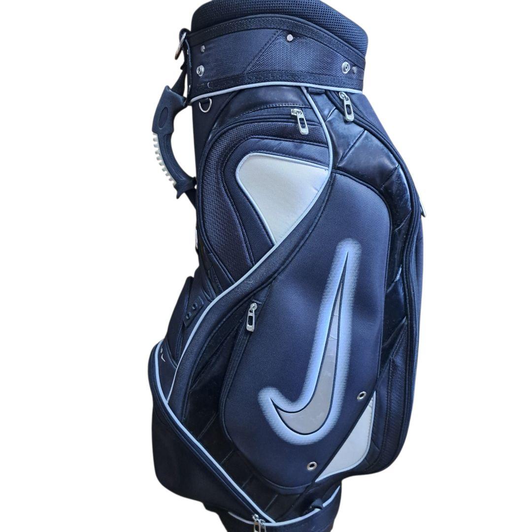 NIKE GOLF キャディバッグ ネイビー 軽量 ゴルフバッグ フード付きレア