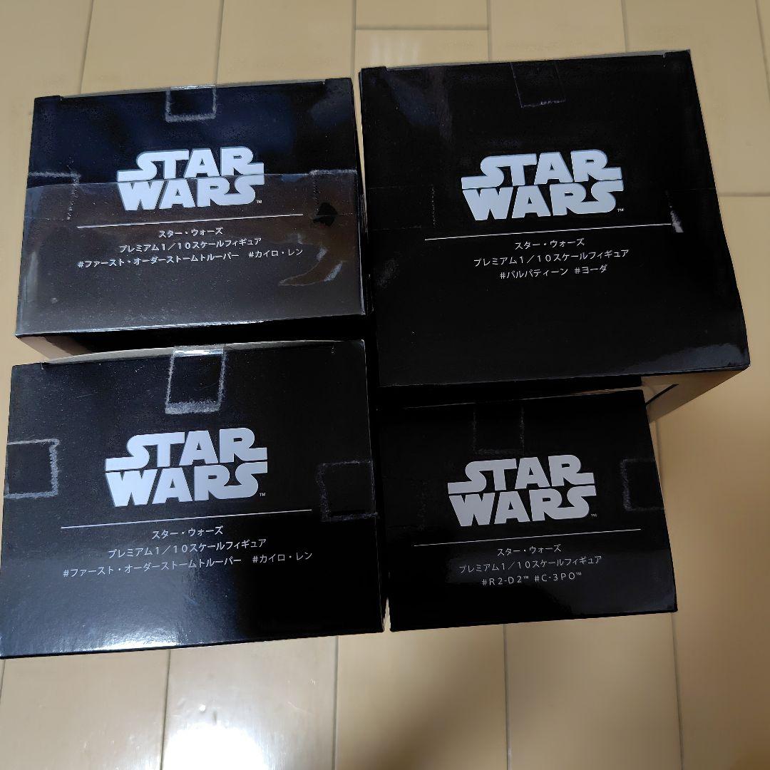 未開封品 スター・ウォーズ プレミアム1/10スケールフィギュア ヨーダ他 4個