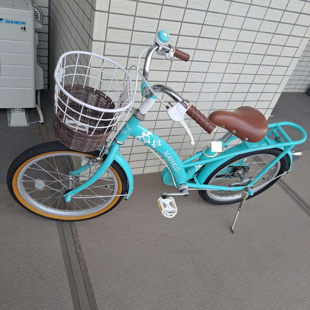 ※直接引渡し限定※　MAHALO 子供用自転車 18インチ 水色