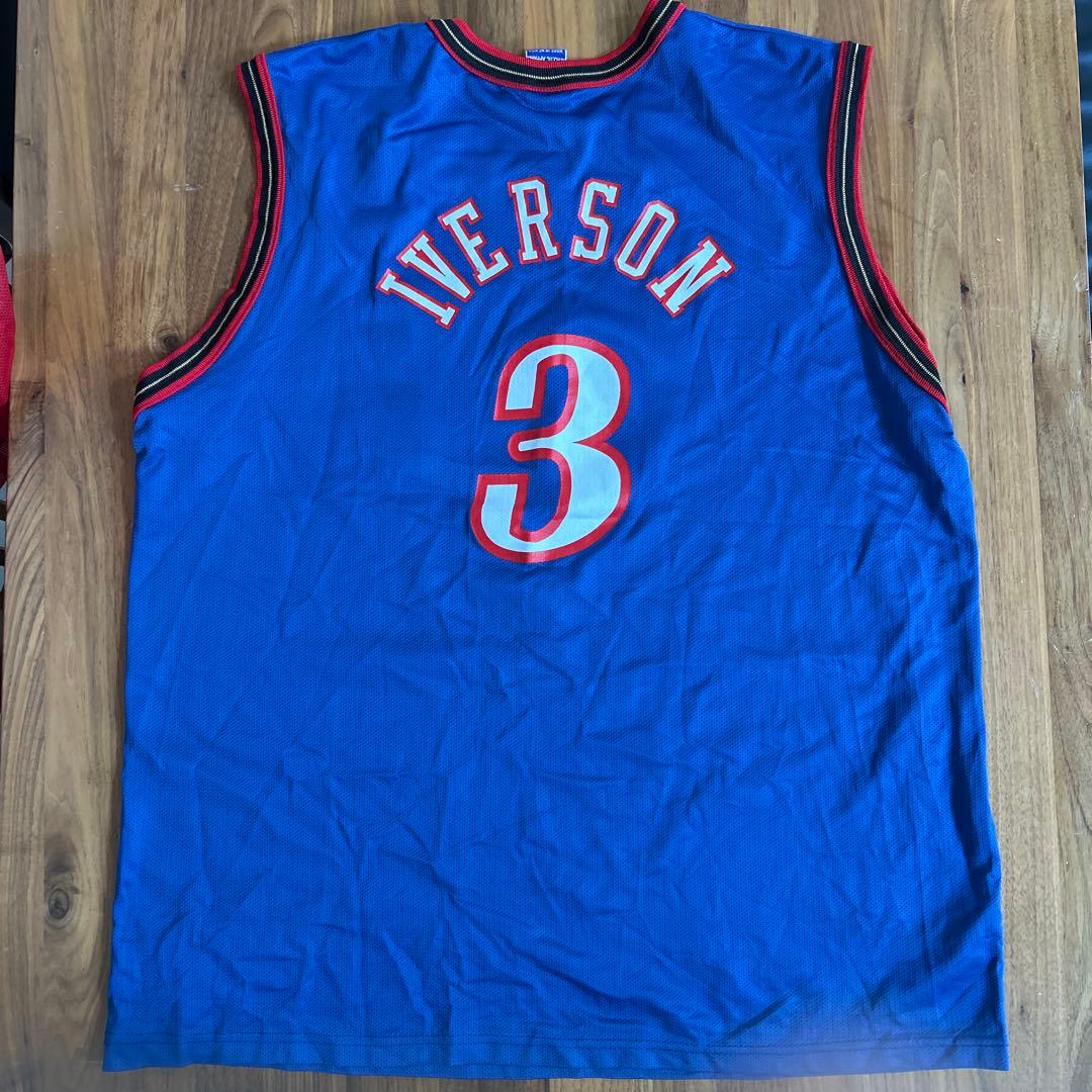 Iverson 3番 Sixers タンクトップ Champion