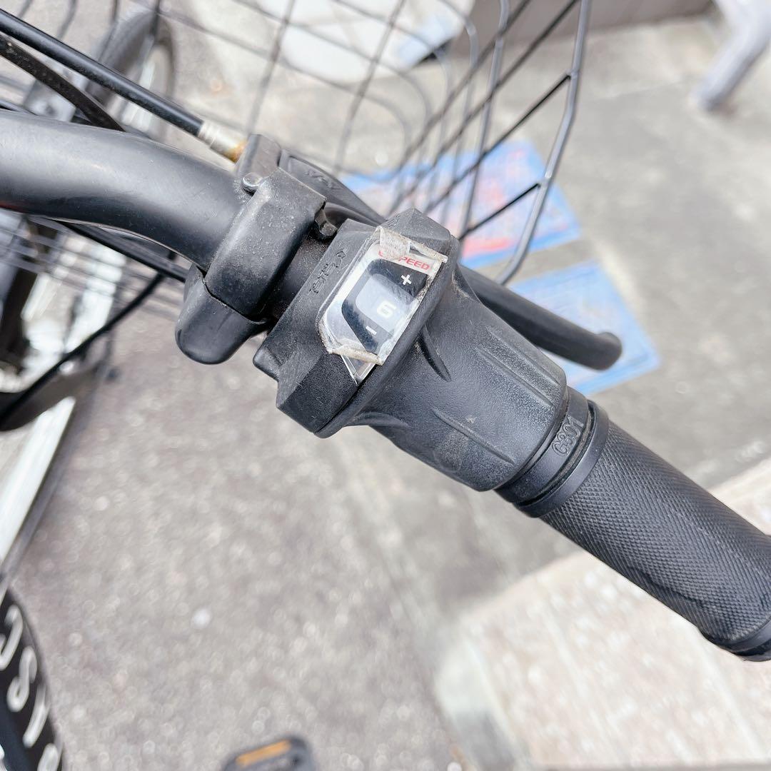 APASCH シティサイクル ブラック バスケット付き