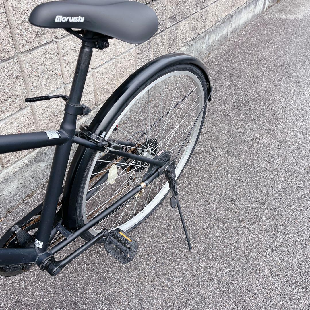 APASCH シティサイクル ブラック バスケット付き