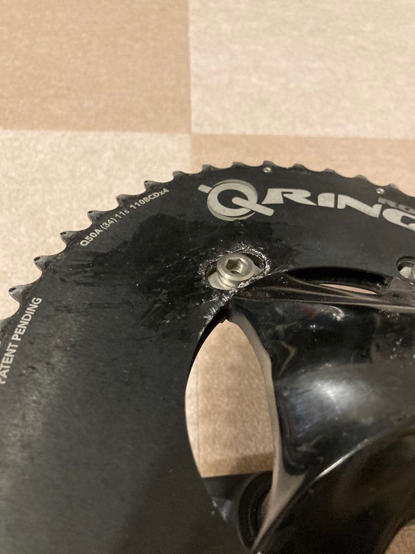 ROTOR Q RINGS 50-34T BCD110 楕円 チェーンリング