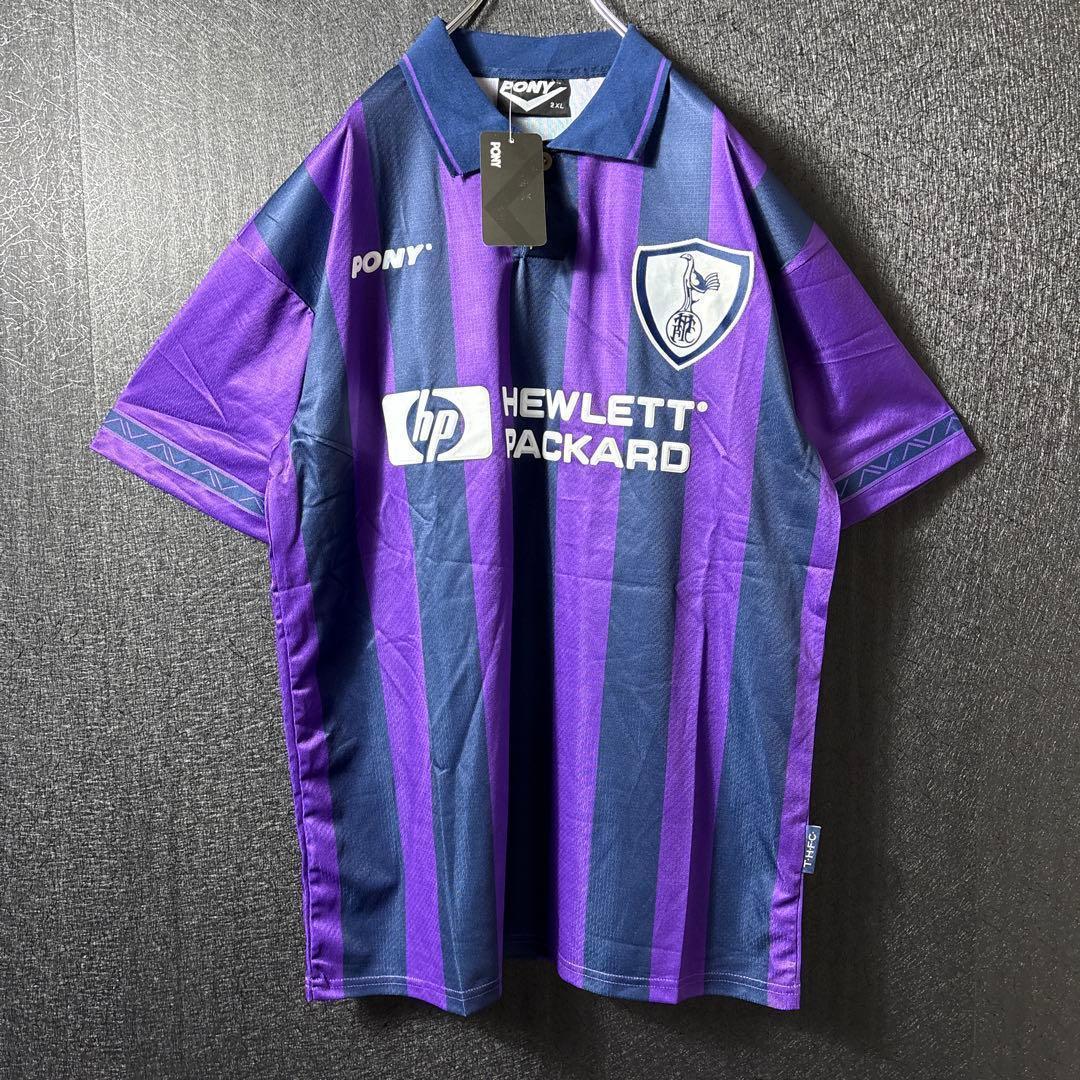 【★トッテナム】 PONY サッカー レトロ ユニフォーム 2XL 希少デザイン