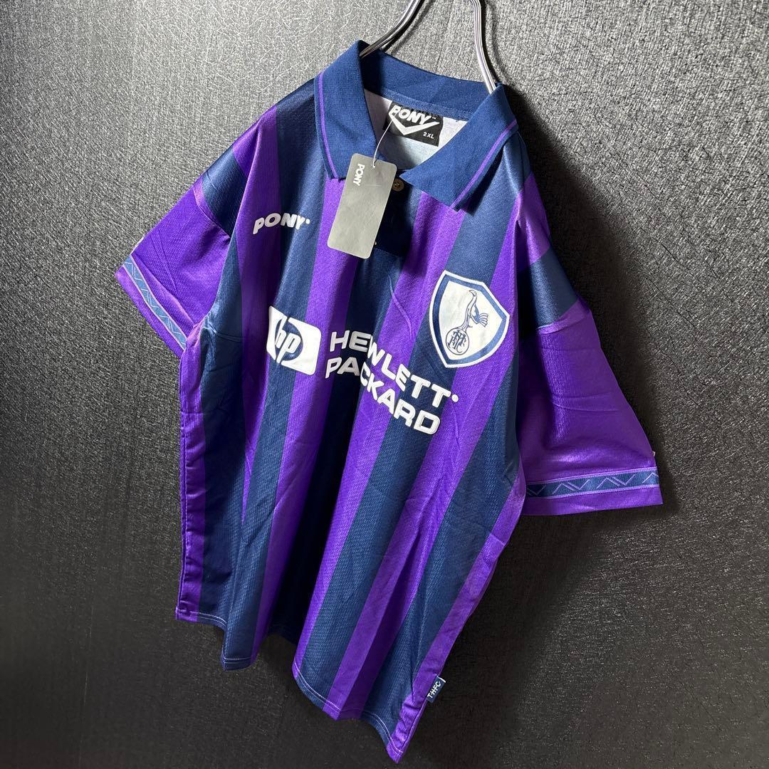 【★トッテナム】 PONY サッカー レトロ ユニフォーム 2XL 希少デザイン