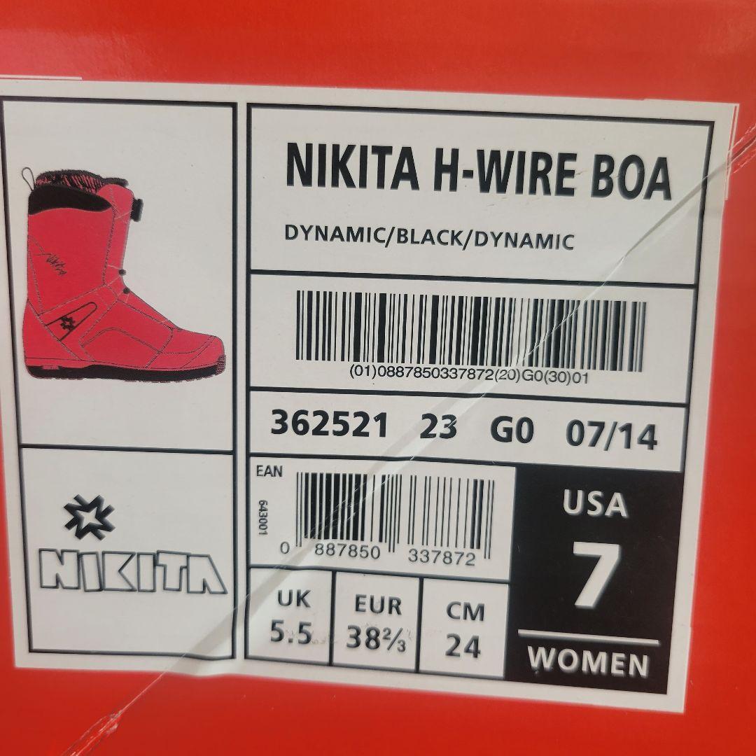 NIKITAスノーボードブーツBoA24㎝