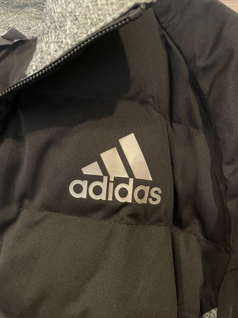 adidas ダウンジャケットXXL ブラック ゴルフ