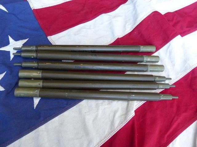 1968” 米軍実物 ナム戦 デッド!　テントポール　6本セット 軍幕 281