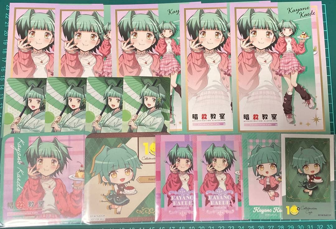 暗殺教室 茅野カエデ スイパラ アニメイト 缶バッジ しおり コースター カード