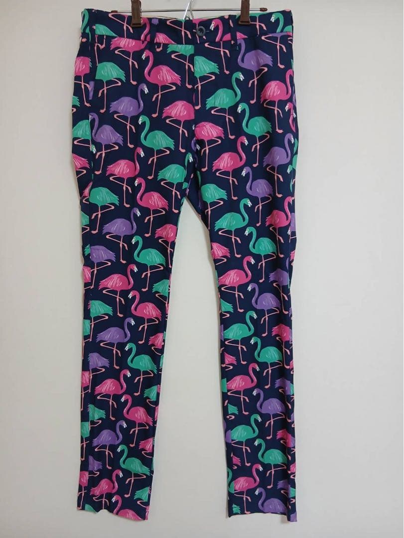 新品Loudmouth ラウドマウス メンズロングパンツワイルドフラミンゴズ