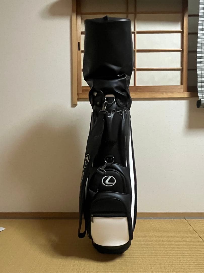 LEXUS MIZUNO キャディバッグ ブラック・ホワイト