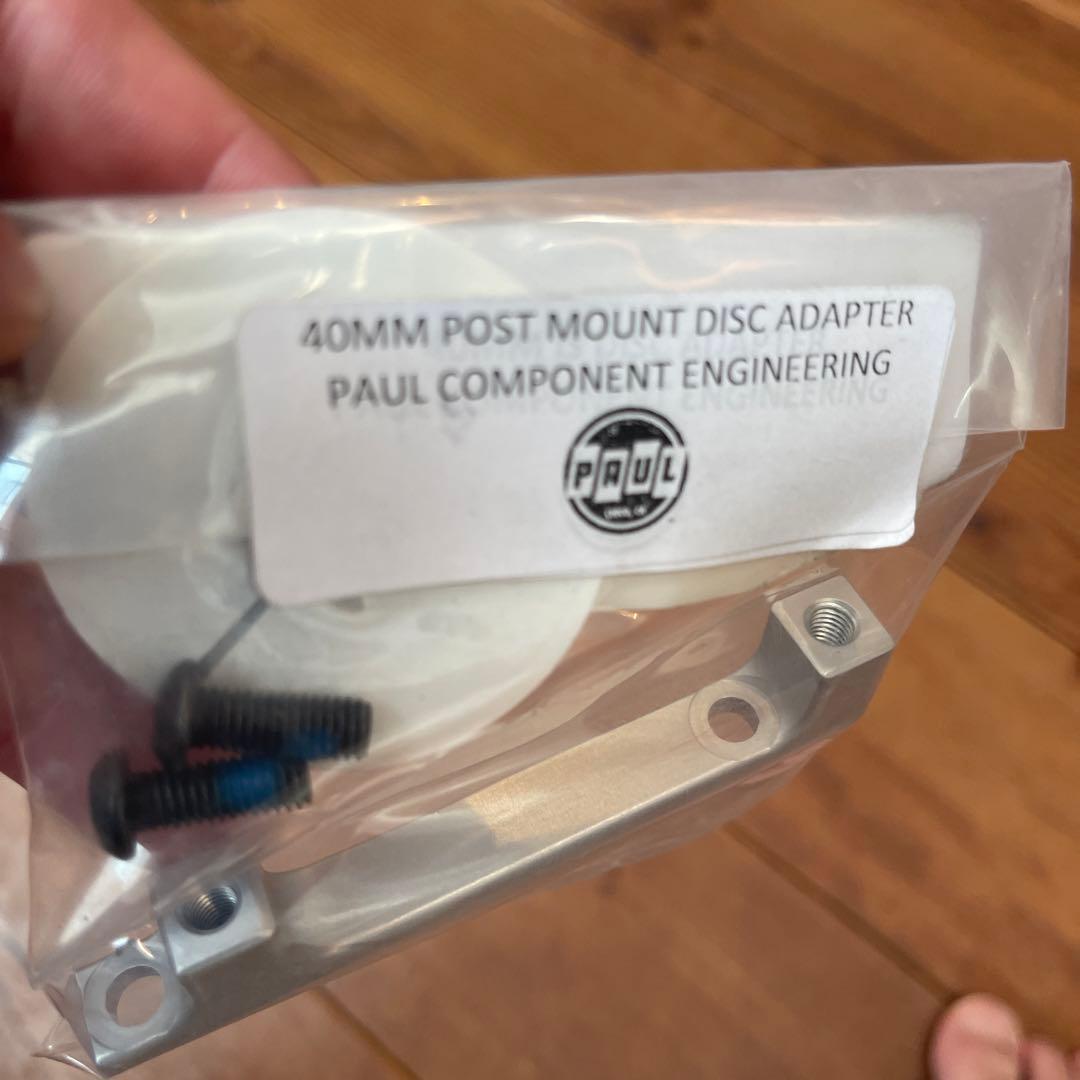 新品！Paul Component ポストマウント Disc Adapter
