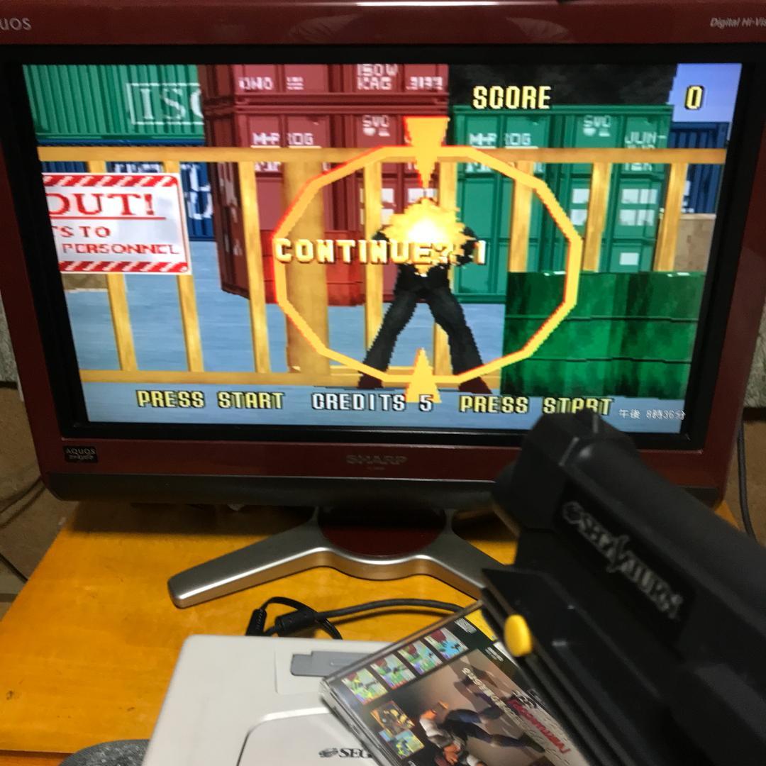 VIRTUA COP1&2 ２枚セット　ガン付き