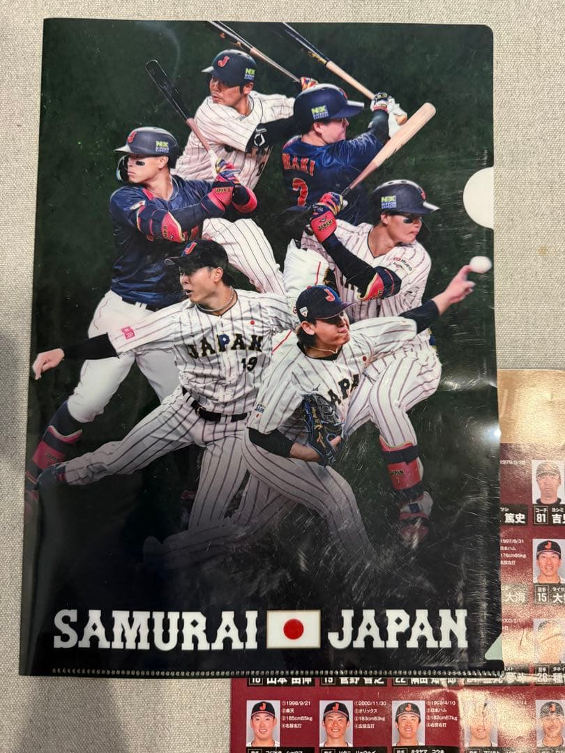 2026 WBC日韓戦チケット使用済　ファイルなど