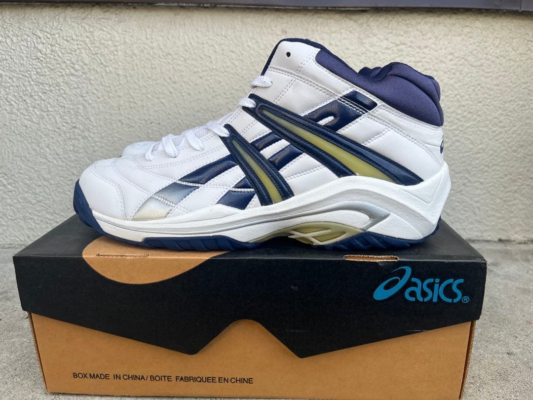 未使用品 ASICS GELSKY WD 5 30cm ホワイト/ネイビー