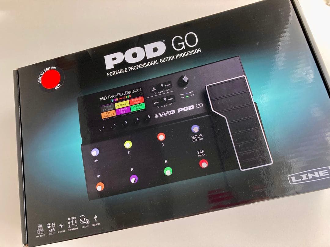 [限定カラー]Line 6 POD Go Limited Edition Red