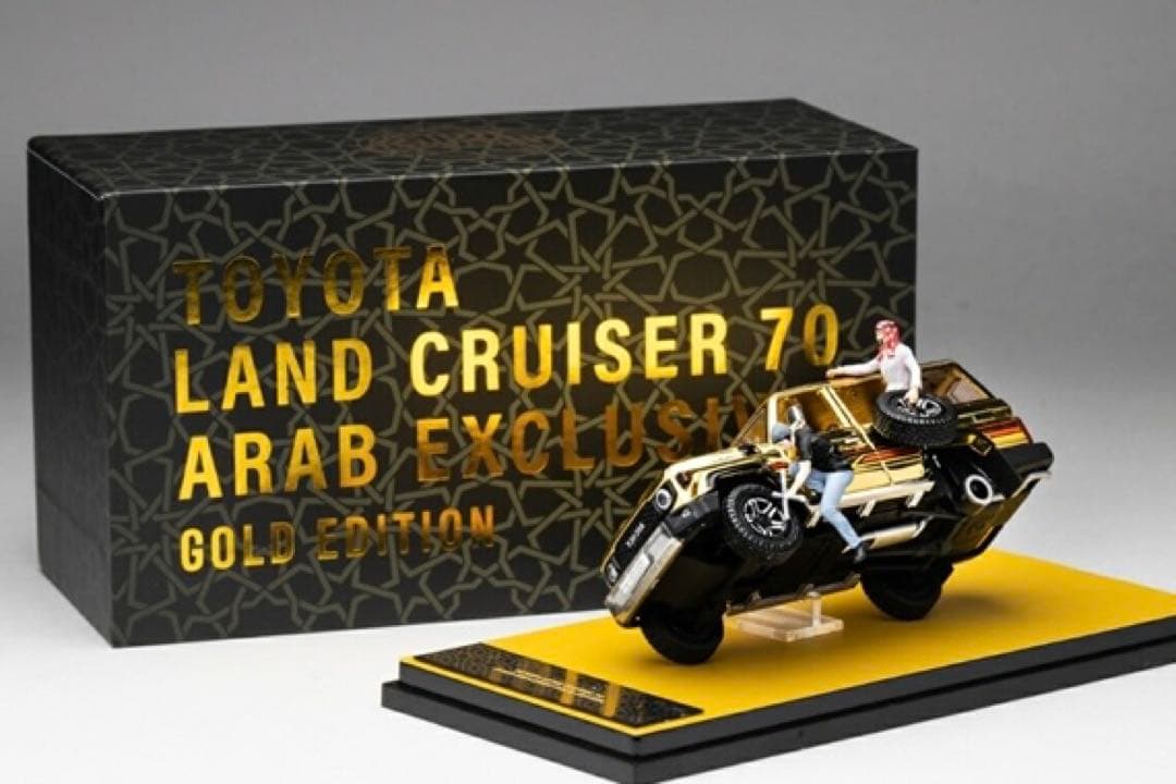 ランドクルーザー 70 アラブ仕様　特注品　ランクル70ミニカー1/64