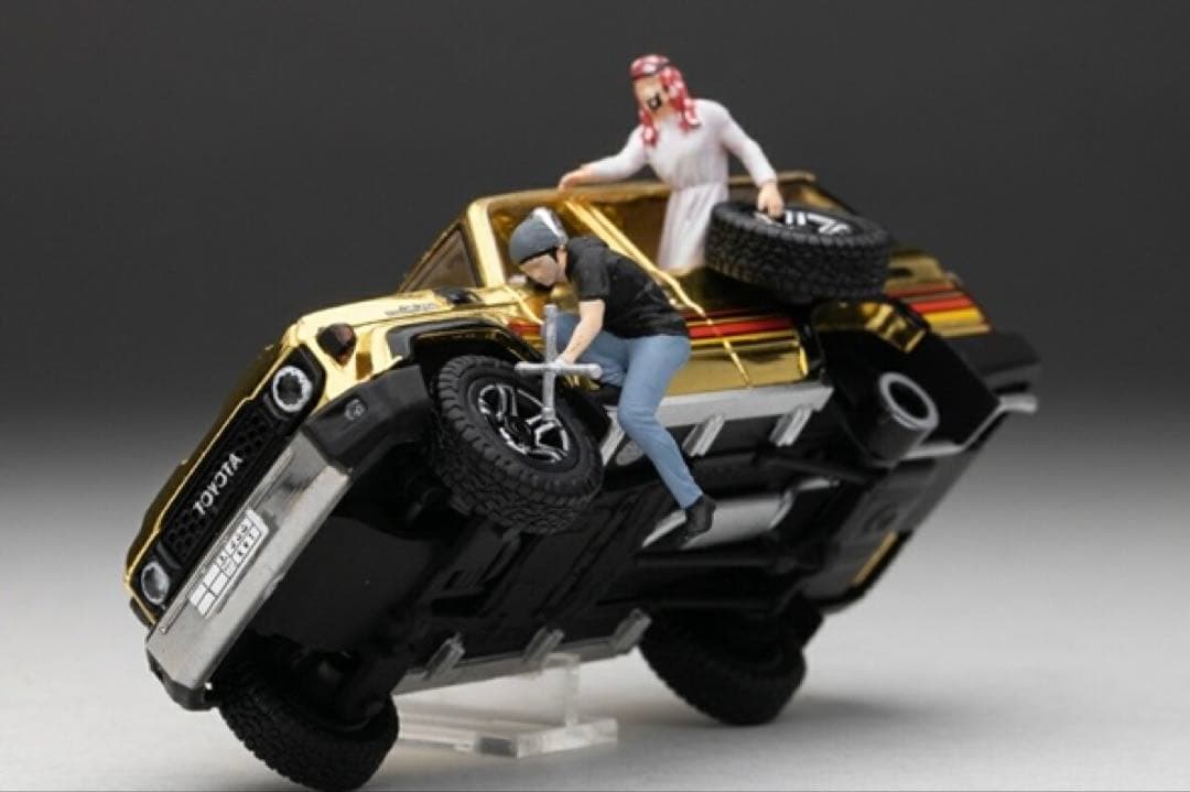 ランドクルーザー 70 アラブ仕様　特注品　ランクル70ミニカー1/64