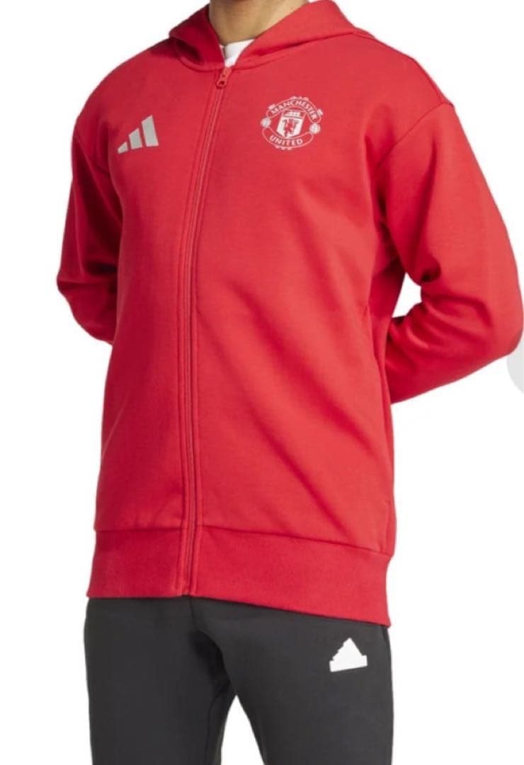 adidas マンチェスターユナイテッド 24/25アンセムジャケット（レッド）
