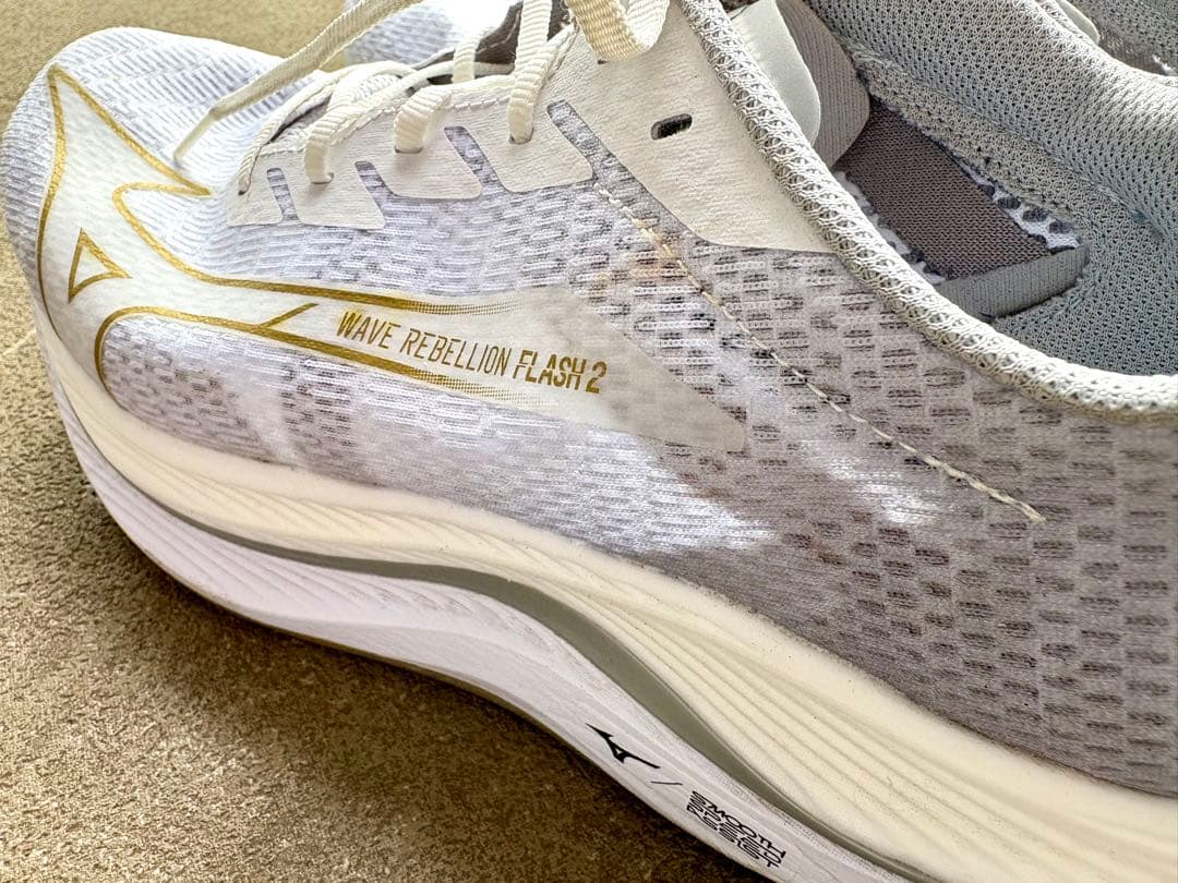 ミズノMizuno ウェーブリベリオンフラッシュ2 ランニングシューズ　28cm