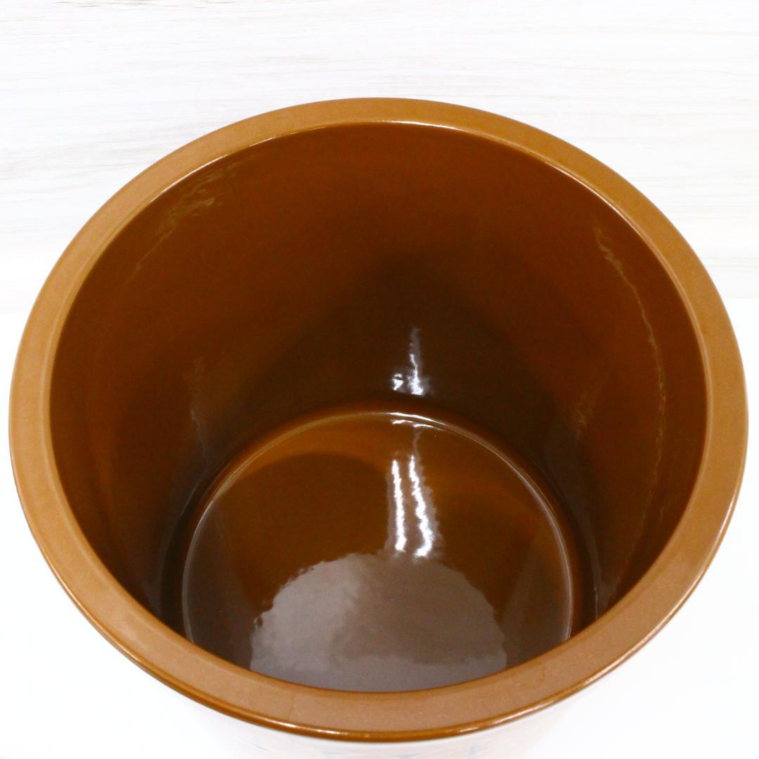 ◇美品 常滑焼 久松窯 切立 陶器瓶 5号＆ミニ瓶0.8号 蓋付き 梅干漬け瓶