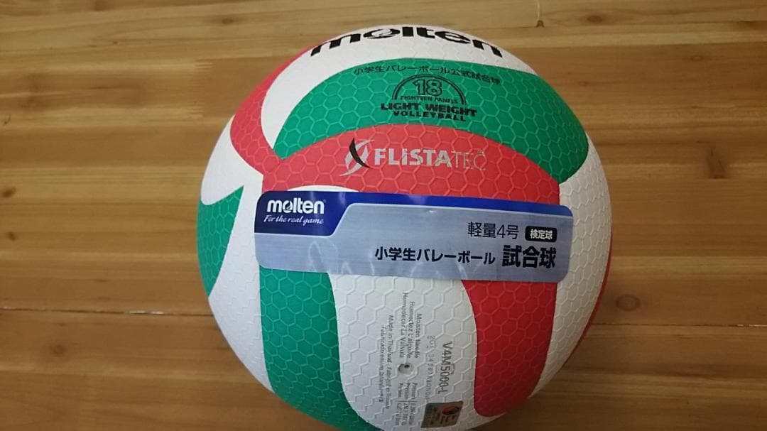 バレーボール 4号球 軽量 (小学校用) フリスタテック V4M5000-L