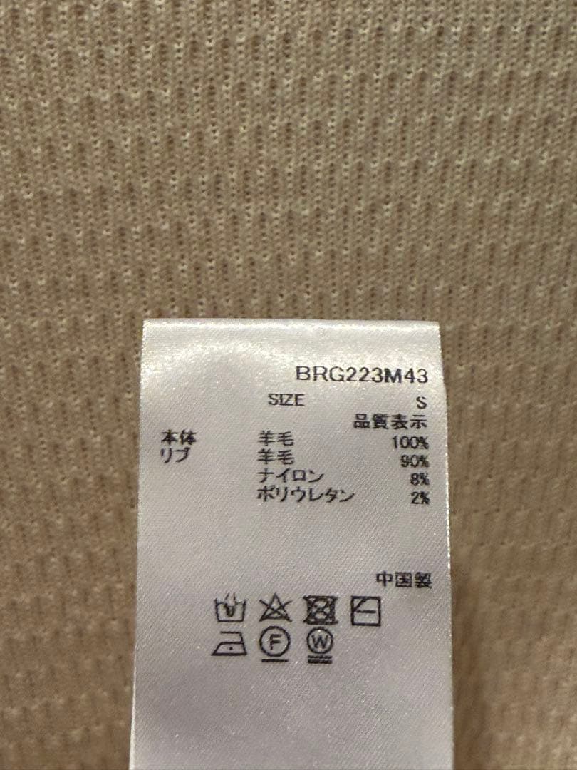 ［期間限定販売］BRIEFING アイボリー セーター S