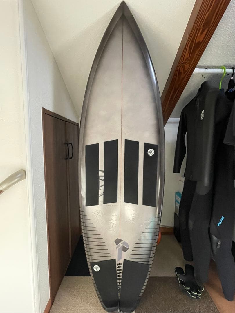 専用　kiku様　タケダカスタム　ショートボード 5'6\" グレー/ブラック