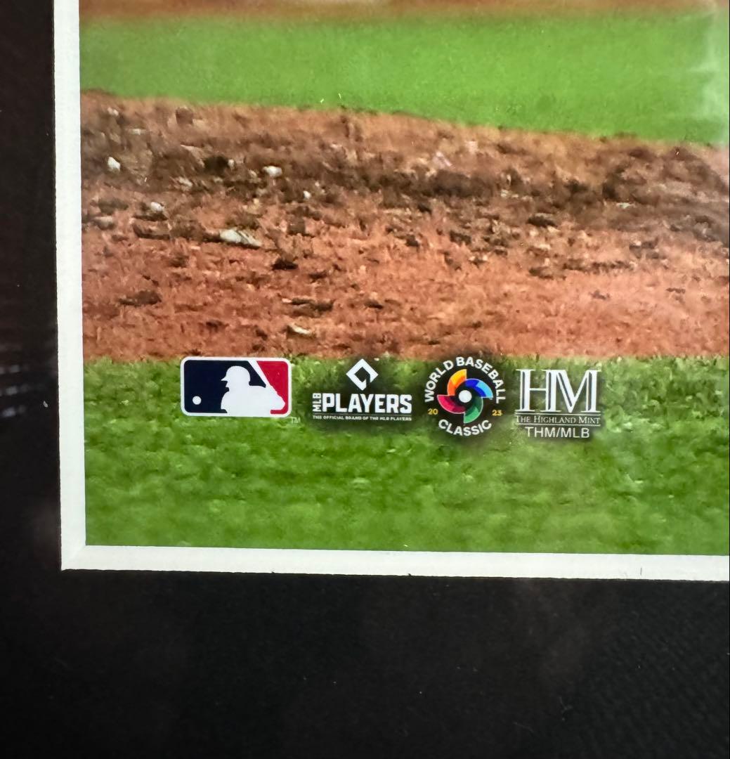 【特大写真】大谷翔平2023 WBC決勝 額装 サイン無し MLB