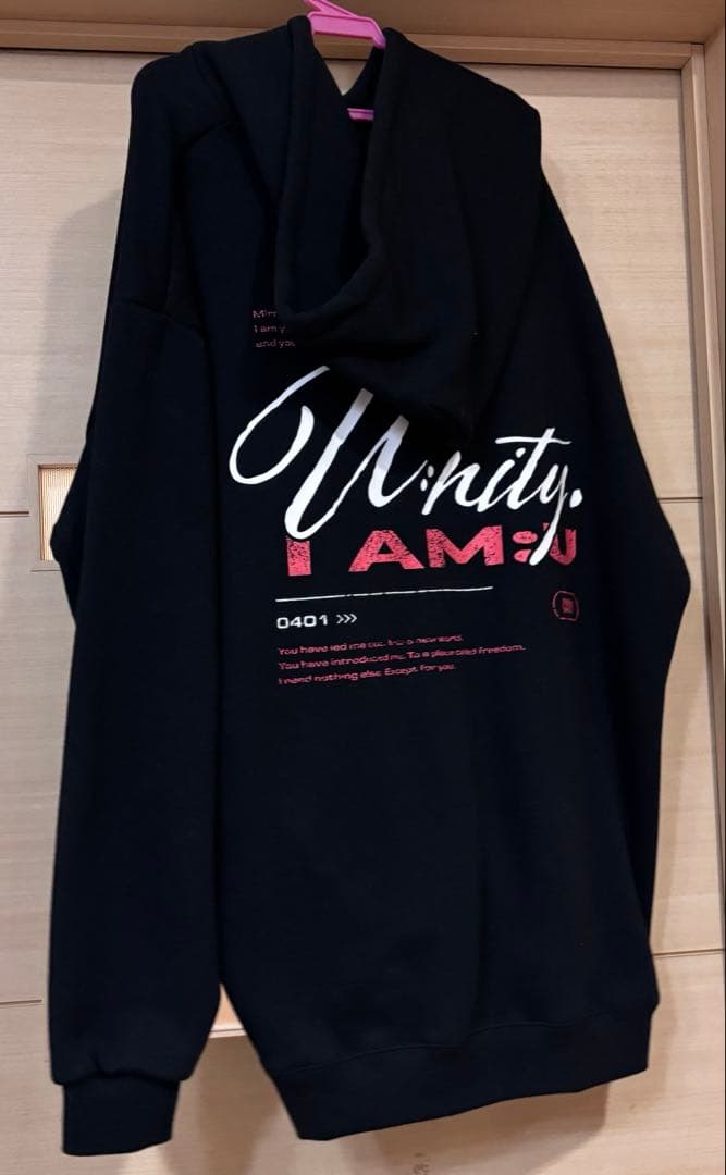 中島健人 I:AM:U Hoodie フーディー パーカー big 黒 ブラック