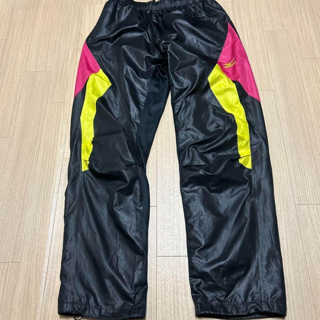 美品 ミズノ ウインドブレーカー 上下 セットアップ XLサイズ