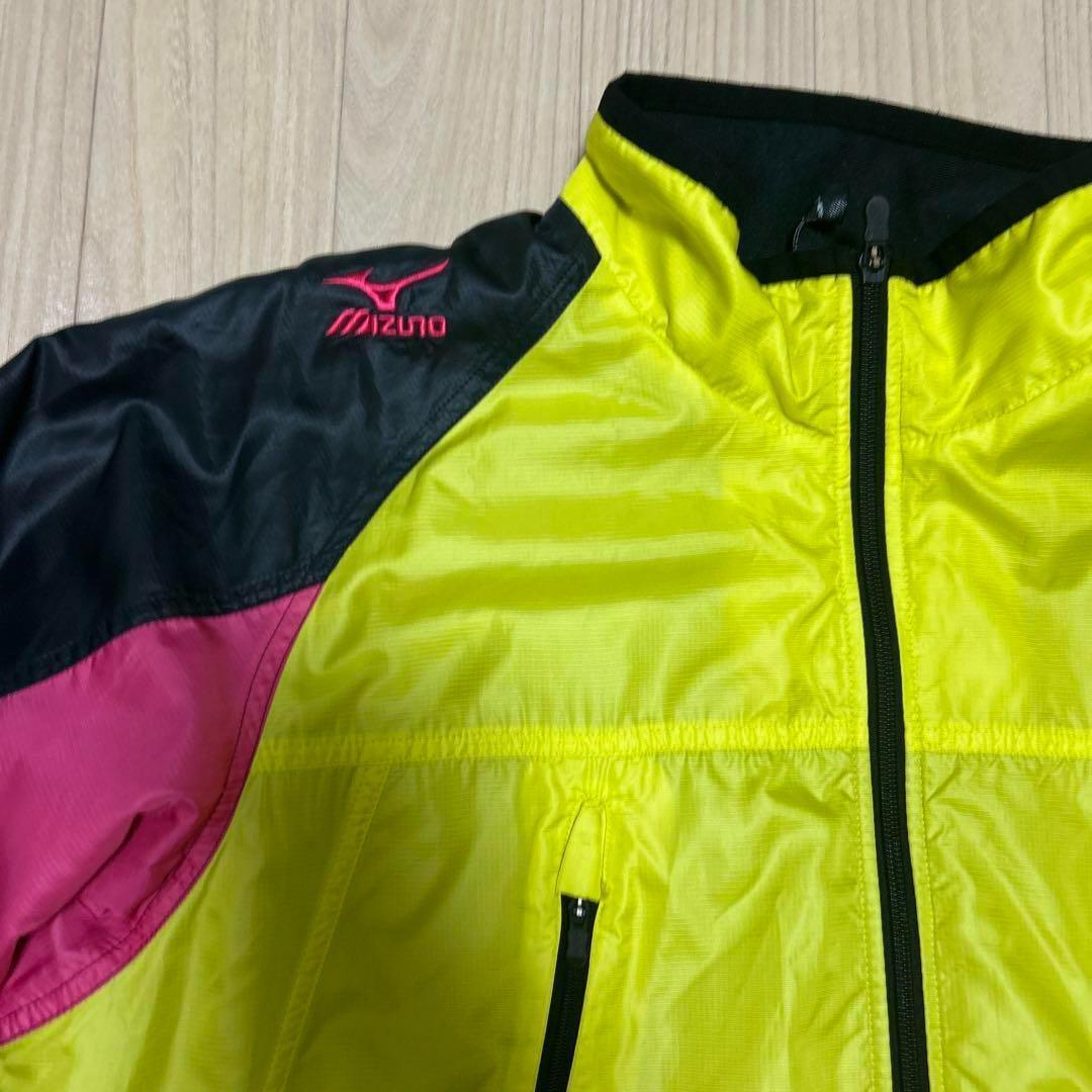 美品 ミズノ ウインドブレーカー 上下 セットアップ XLサイズ