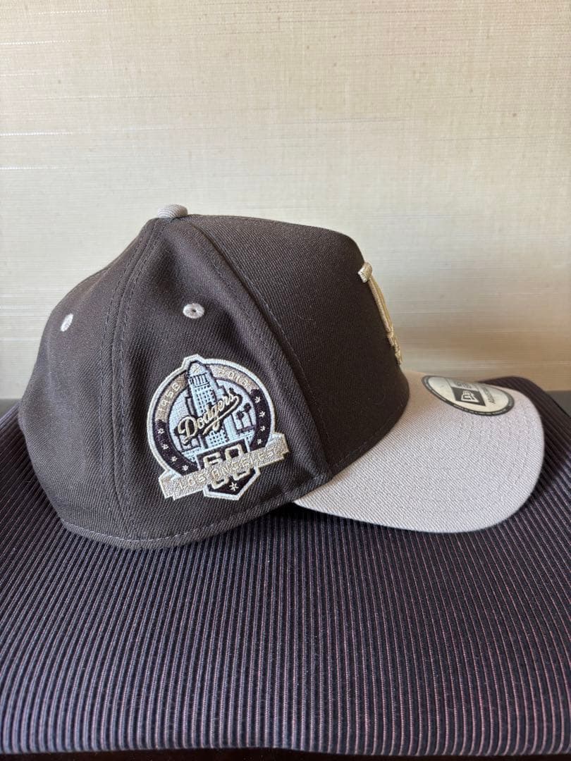 NEWERA 9FORTY A-Frame Iced Latte ドジャース