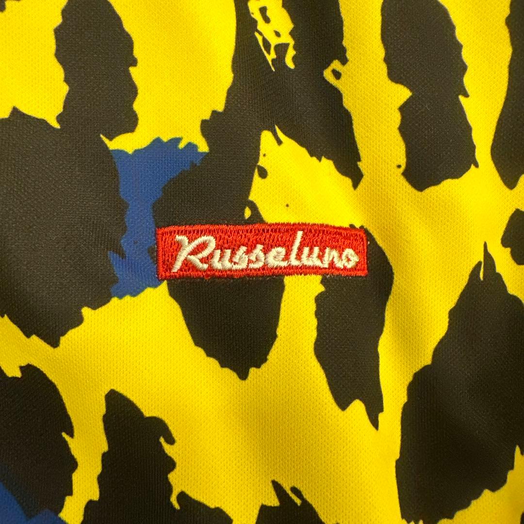 RUSSELUNO ヒョウ柄ポロシャツ