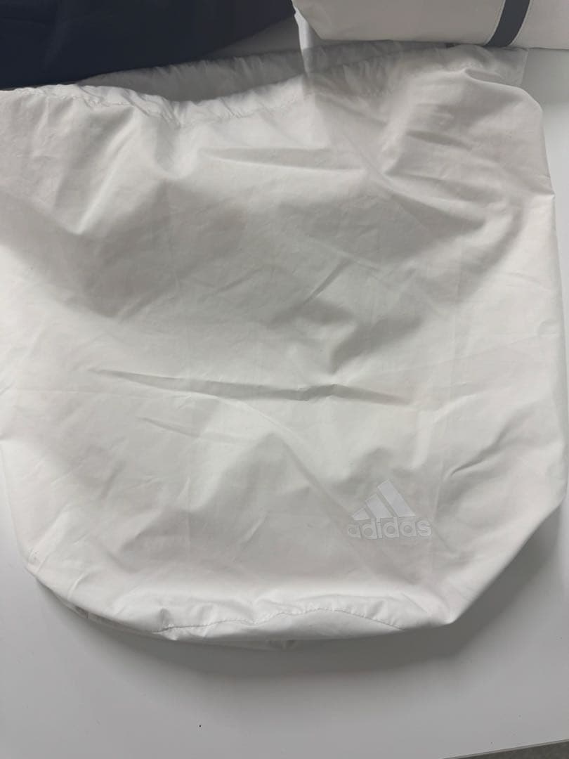 adidas レインウェア ホワイト/ブラック