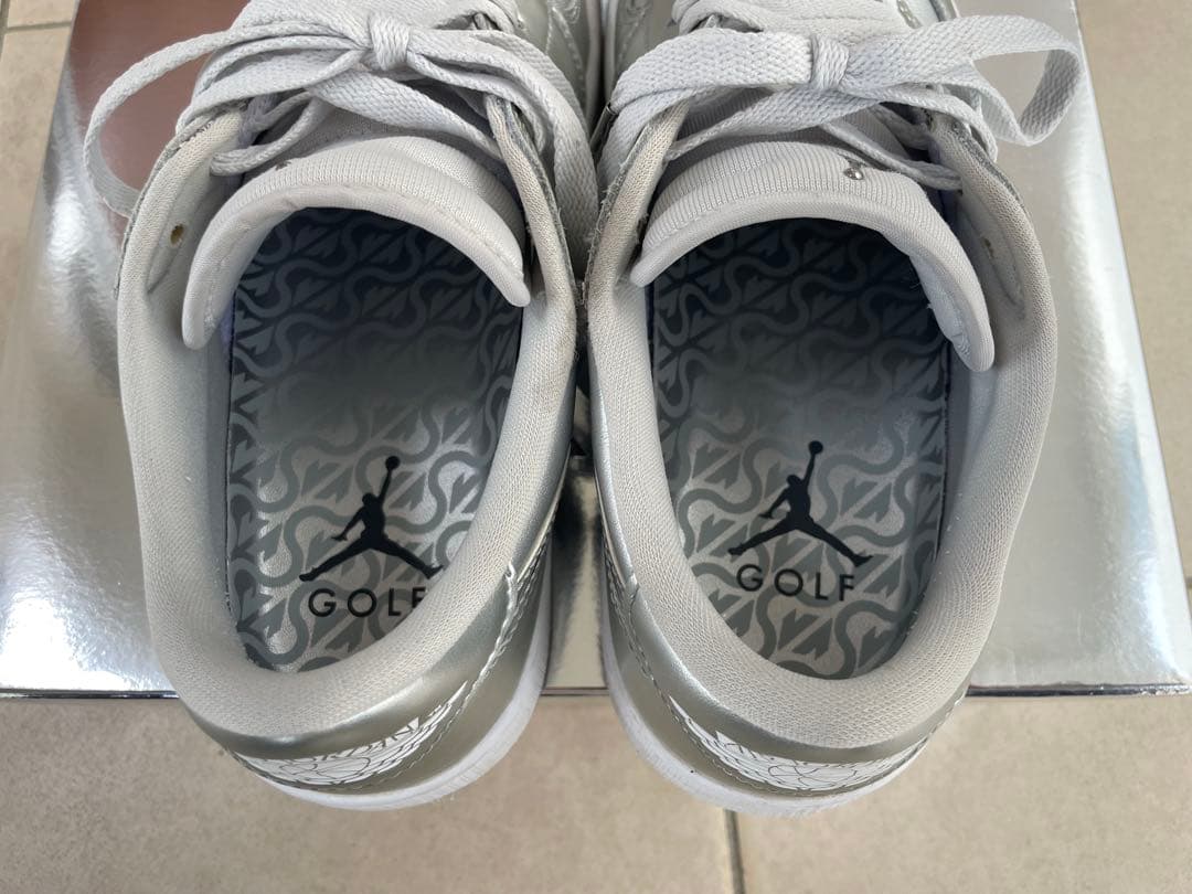 Jordan GOLF シルバー スニーカー
