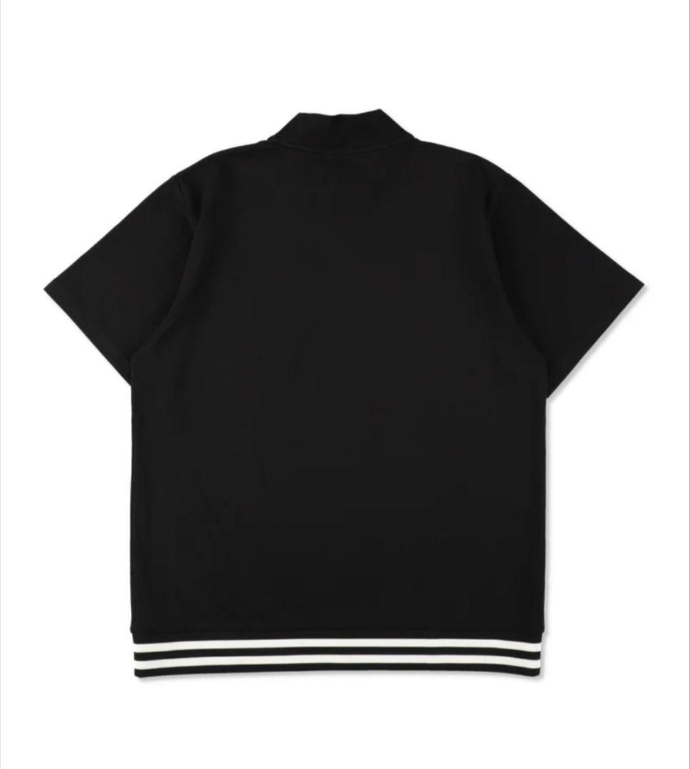 メンズウェア WINDANDSEA Mock Neck Logo Knit BLACK L