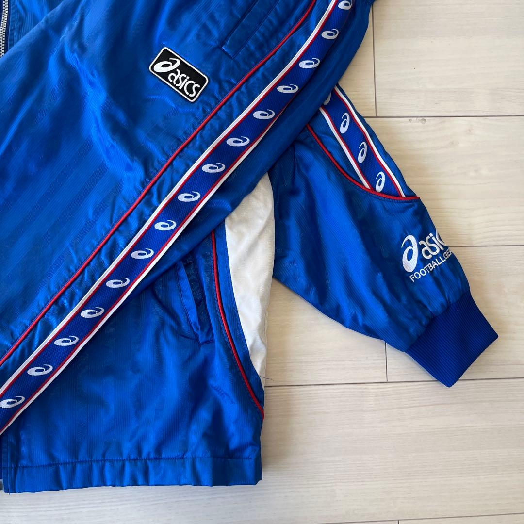 【極美品】asics footballgear ウインドブレーカー上下セット