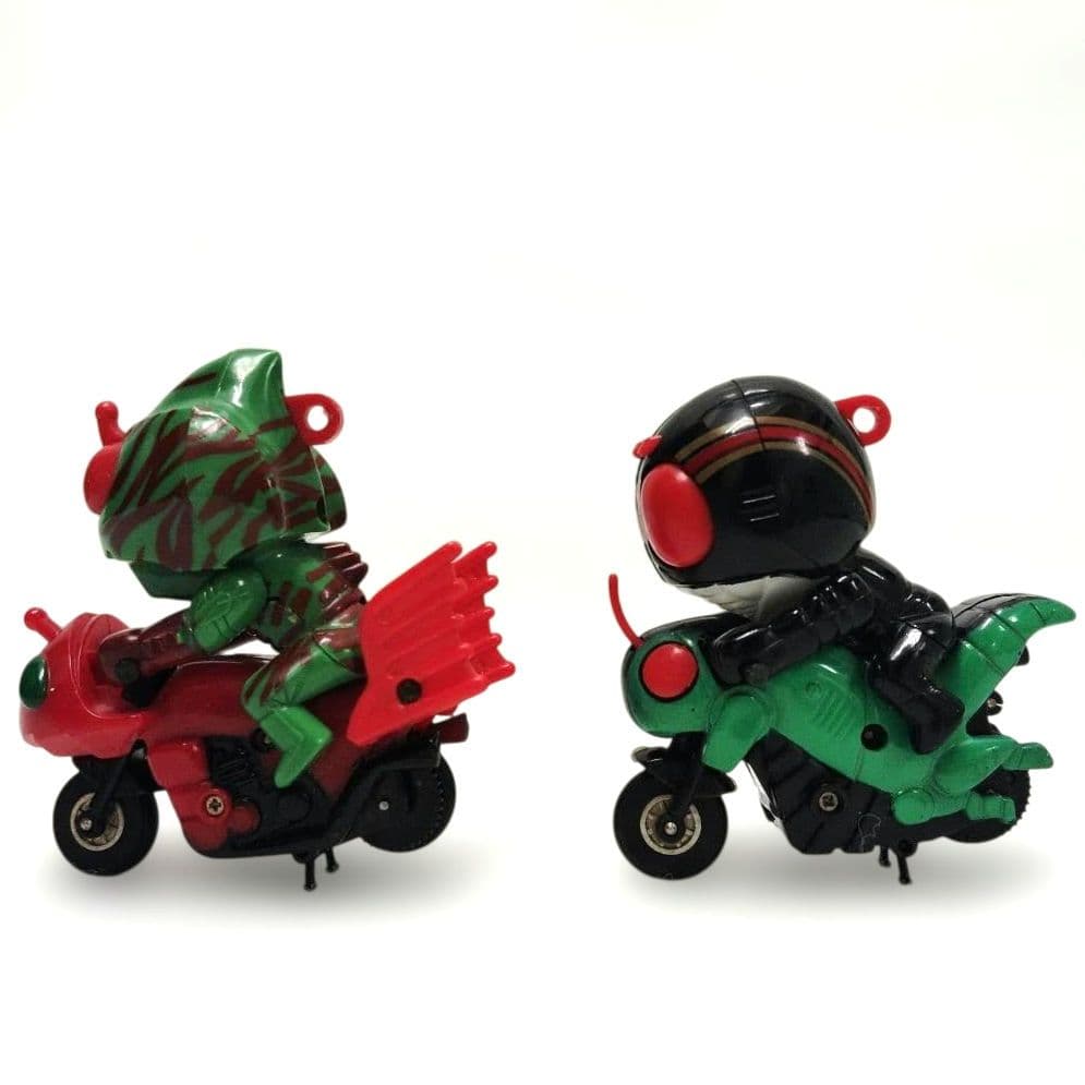 【T】バンダイ 仮面ライダー倶楽部 カッとびライダー キーホルダー 2点セット