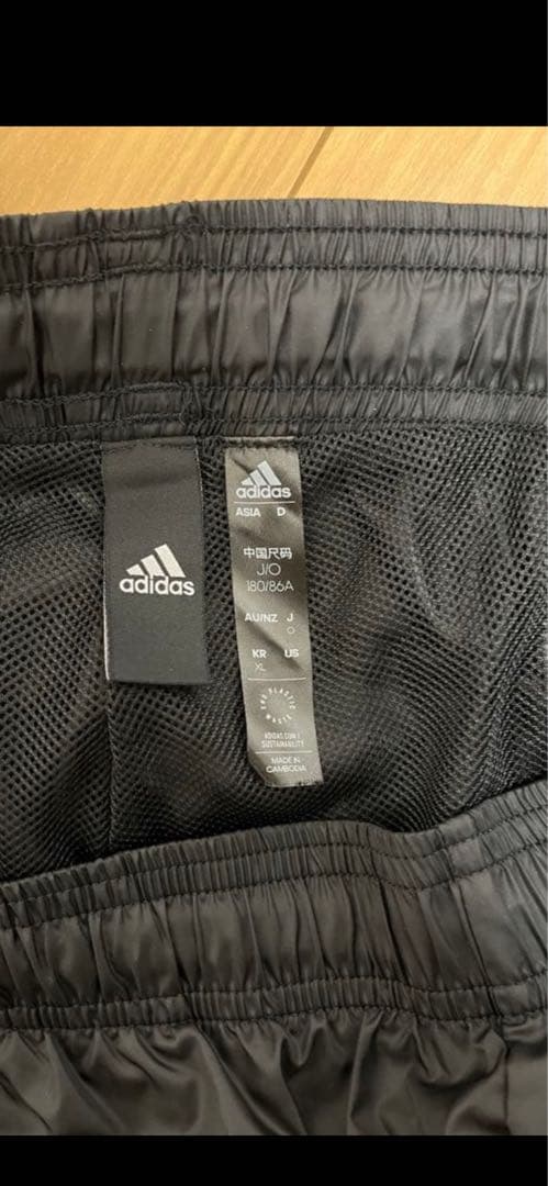 adidas ウーブンフードトラックスーツ O サイズ ウインドブレーカー