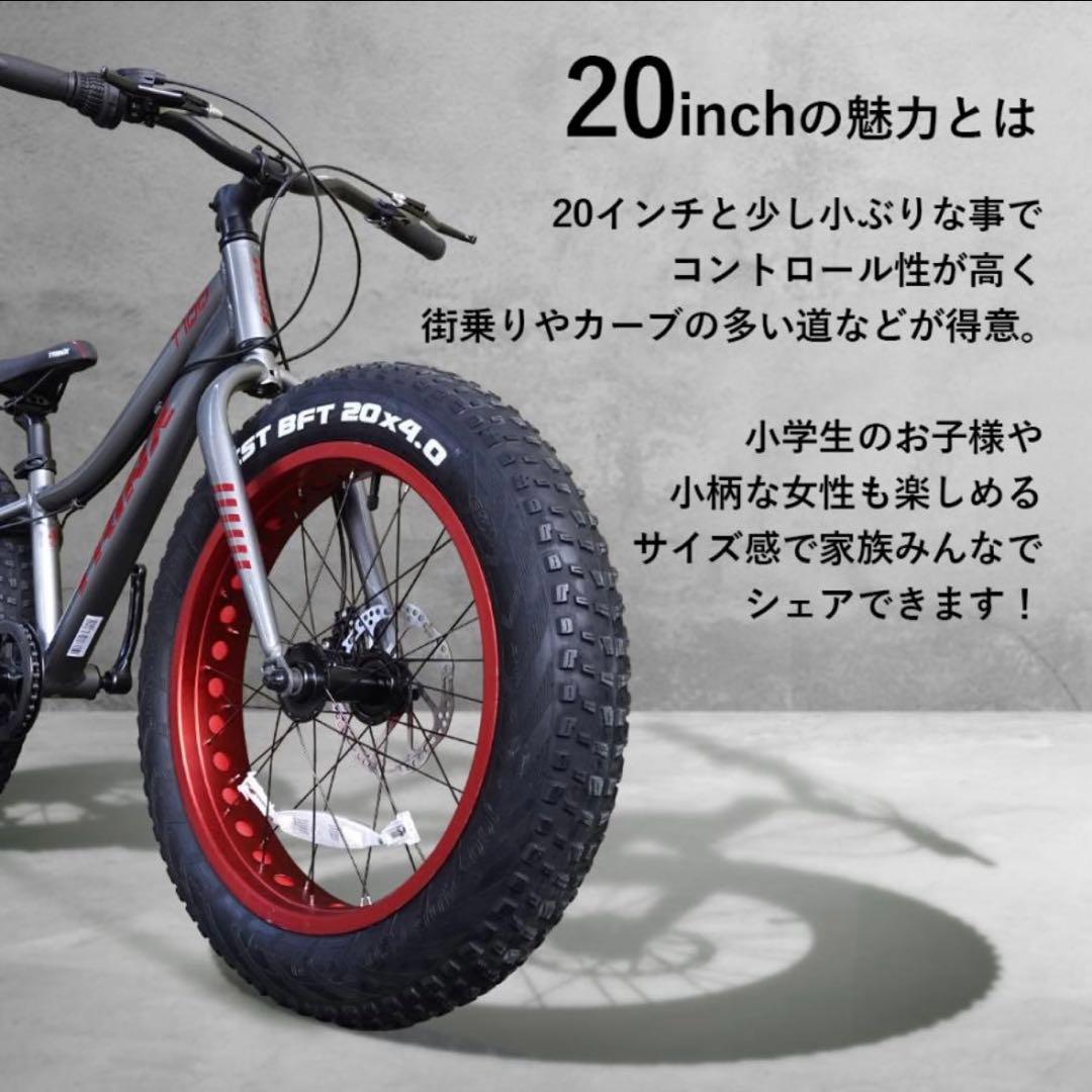 【SUN&SKY様★専用！】 TRINX T100 ファットバイク 20インチ