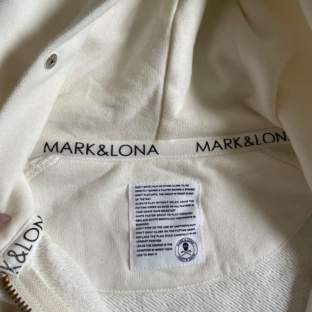 MARK & LONA フード付きセーター M ホワイト